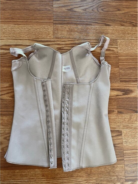 Tops - Squeem Magical Lingerie Tan Miracle Vest Shaping Waist Trainer Shapewear M